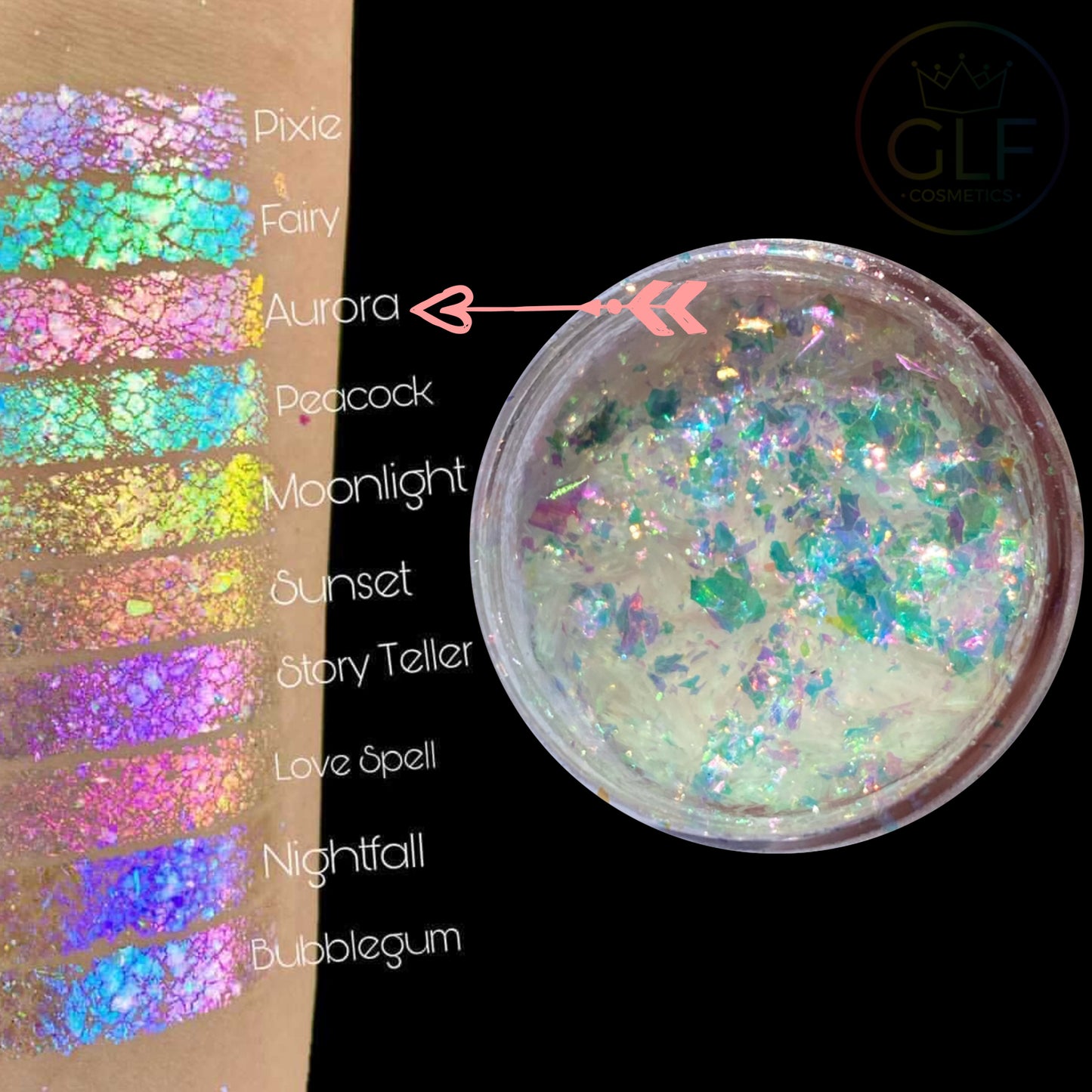 Aurora Opal Multichrome Flakes